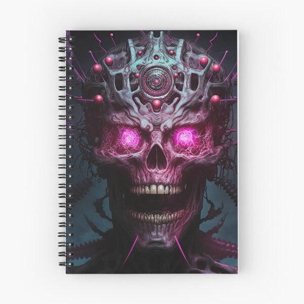Item preview, biomechanical skull designed and sold by IA-Power.