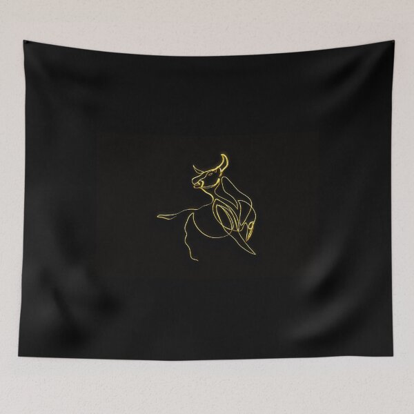 Item preview, angry bull line art black t-shirt | angry bull  designed and sold by KARTICK DUTTA.