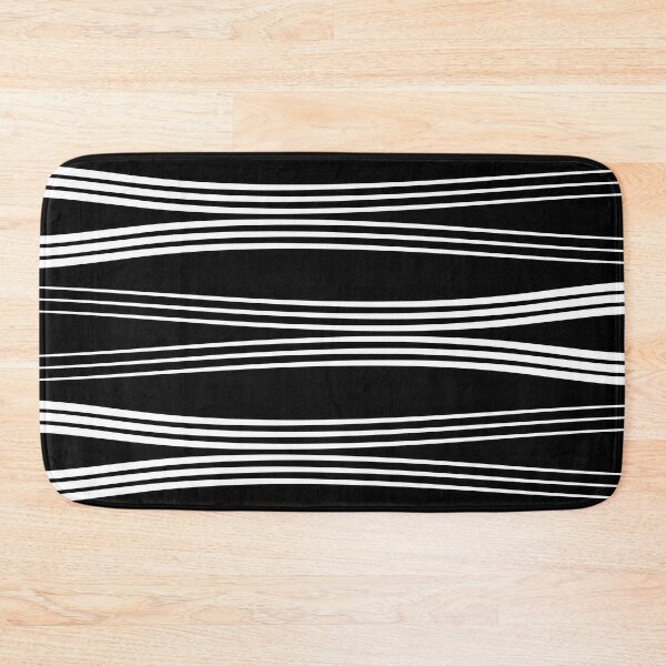 Item preview, Horizontal wavy lines - black designed and sold by BattaAnastasia.