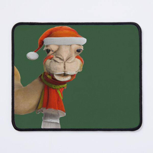 Item preview, Adorable Cute Camel Wearing Santa Hat Christmas designed and sold by taiche.