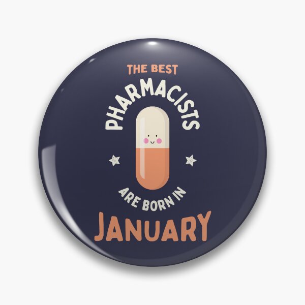 Item preview, The best pharmacists are born in January designed and sold by Eenig.