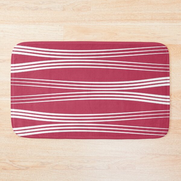Item preview, Horizontal wavy lines - Viva Magenta designed and sold by BattaAnastasia.