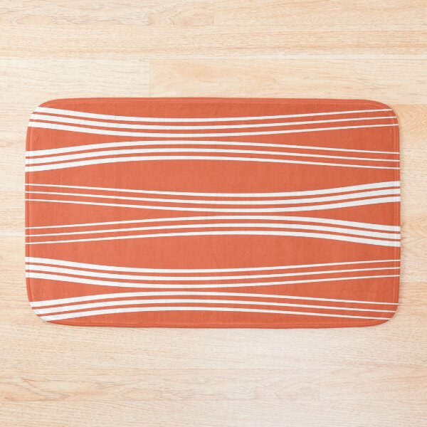 Item preview, Horizontal wavy lines - orange designed and sold by BattaAnastasia.