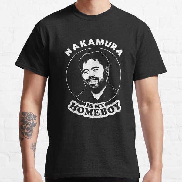 Hikaru Nakamura funny face sticker Essential T-Shirt by LoveGalBlackTan