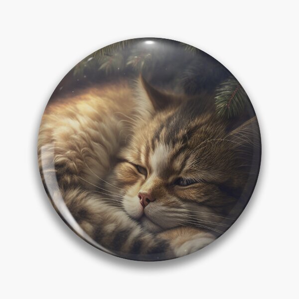 Item preview, Cat Sleeping under a Christmas Tree designed and sold by WaiterJames.