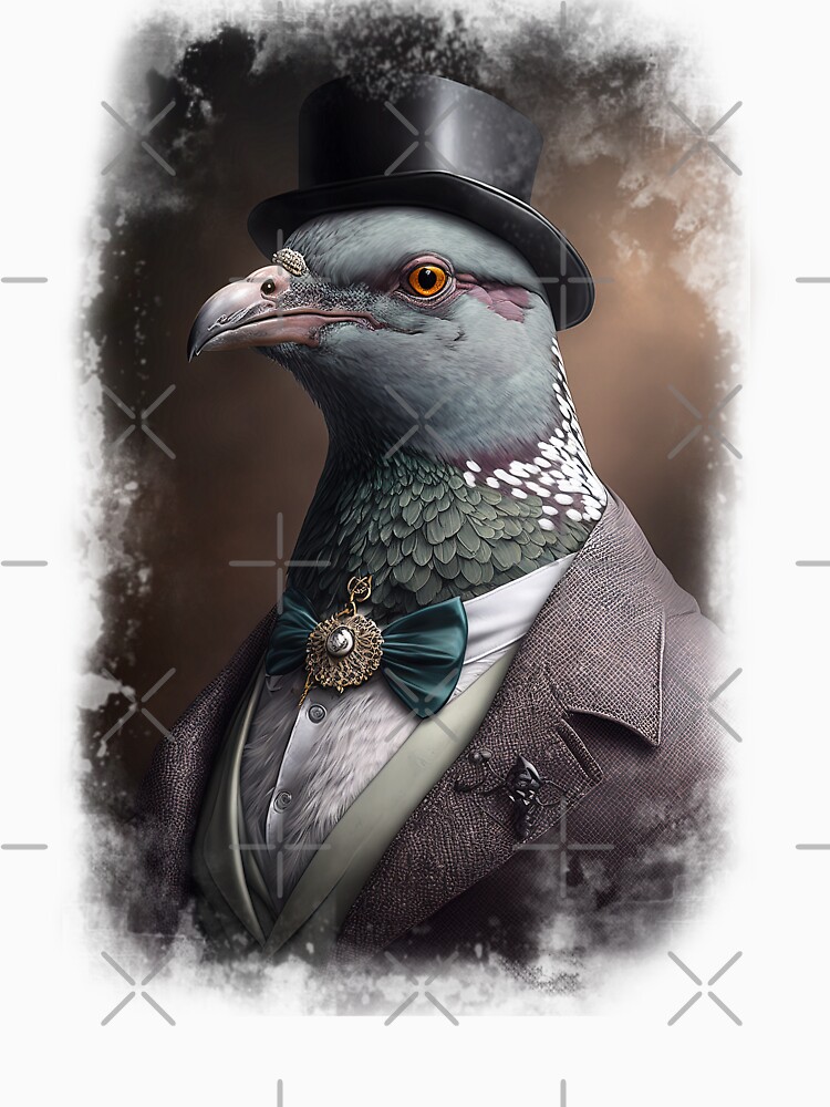 Old School Gangster Pigeon - Al Capone Classic T-Shirt for Sale by  StevenWhip