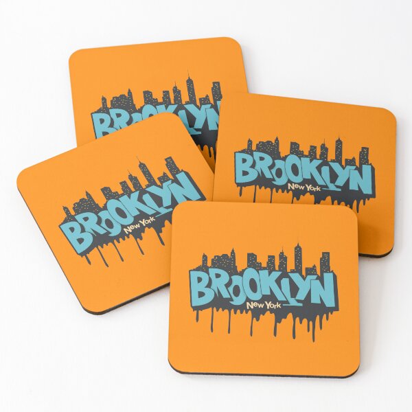 Item preview, New York Brooklyn, Brooklyn lettering, Brooklyn logo designed and sold by Boogosh.