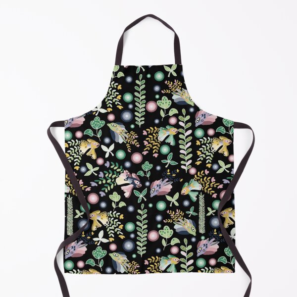 Item preview, Magical fish in the lake green designed and sold by Sarka Zuzanakova, Kukuckova.