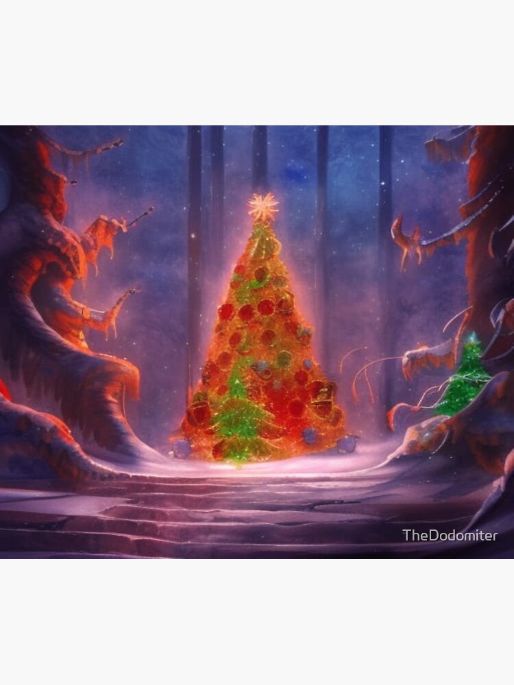 Festive 30cm Holographic Christmas Tree