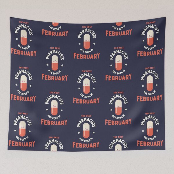 Item preview, The best pharmacists are born in February designed and sold by Eenig.