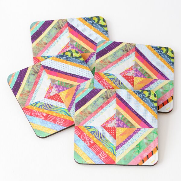 Item preview, Vintage Colorful Patchwork Pattern designed and sold by designforum1968.