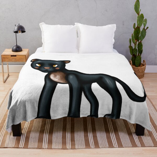 Item preview, Cute Black Panther Drawing designed and sold by WeHeartAnimals.