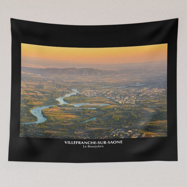 Item preview, Beaujolais landscape at sunset designed and sold by Gaël FONTAINE.