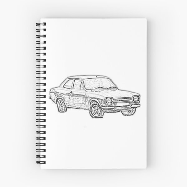 Item preview, Ford Escourt sketch designed and sold by craftsbypaul.