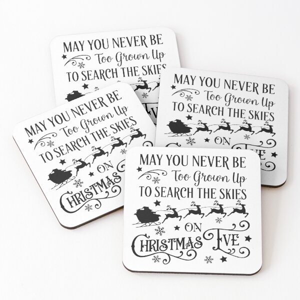 Item preview, May You never be too grown up to search the skies on Christmas Eve.  designed and sold by Loveart60.