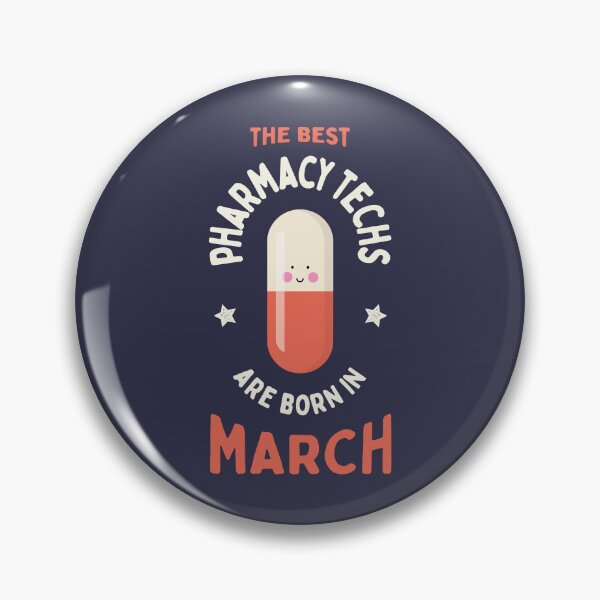 Item preview, The best pharmacy techs are born in March designed and sold by Eenig.