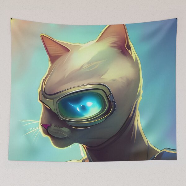 Item preview, Futuristic Humanoid Cat  designed and sold by matsinka.