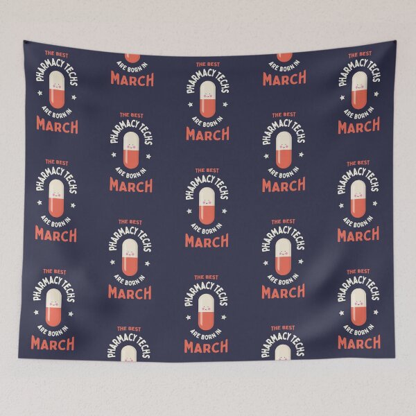 Item preview, The best pharmacy techs are born in March designed and sold by Eenig.