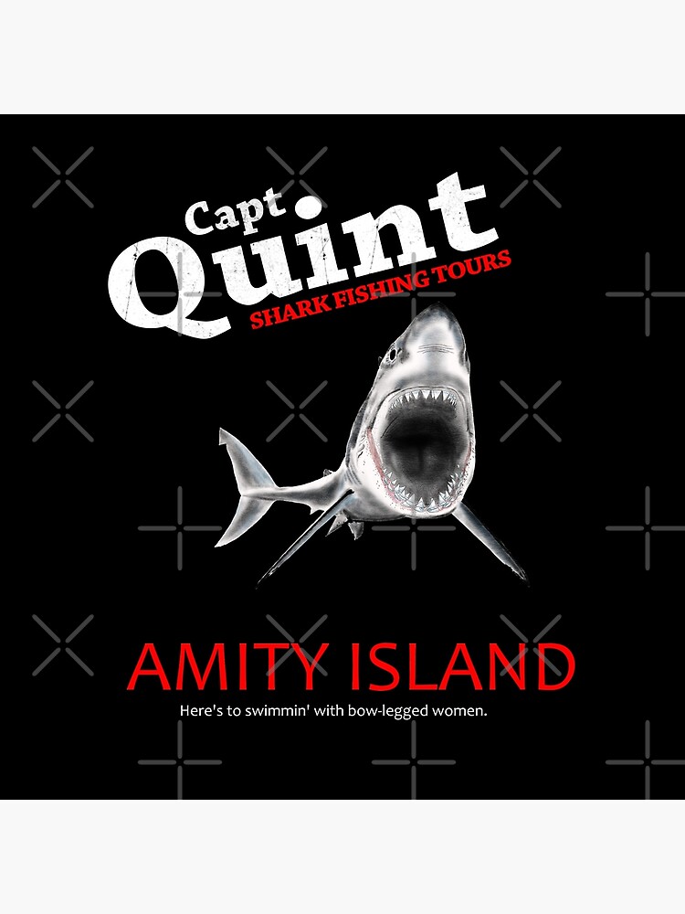 Captain Quint Shark Fishing Tours | Art Board Print