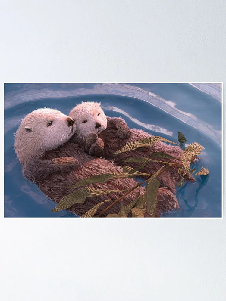 Otters Holding Hands Hard Enamel Pin You're My Significant Otter -  Marmalade