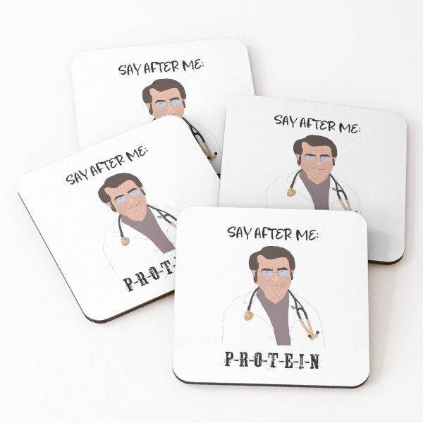 Item preview, Dr now- say after me: P-R-O-T-E-I-N designed and sold by CoffeeDivaJo.