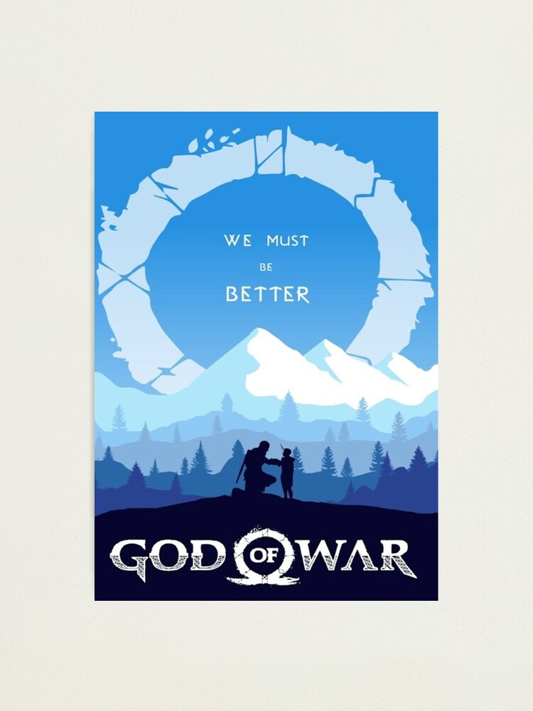 God of War Ragnarök Game Poster Official Book Art Kratos -  Portugal