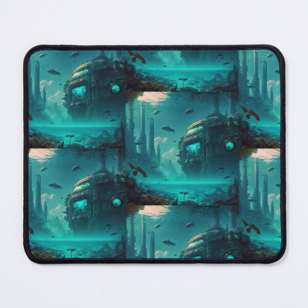 Item preview, Underwater Cyberpunk City designed and sold by AICreateWorlds.