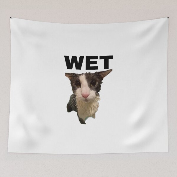 Item preview, Soggy Cat Wet designed and sold by Trendy-Now.