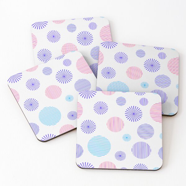 Item preview, Retro Inspired Circle Bursts designed and sold by TotallyRetroArt.