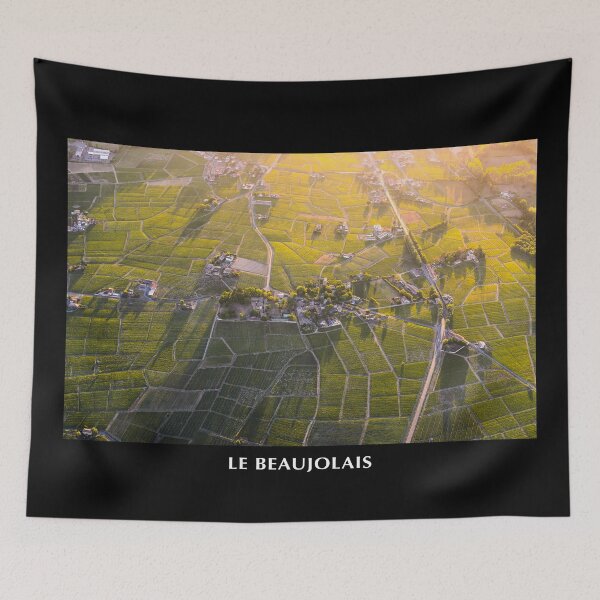 Item preview, Beaujolais landscape at sunset designed and sold by Gaël FONTAINE.