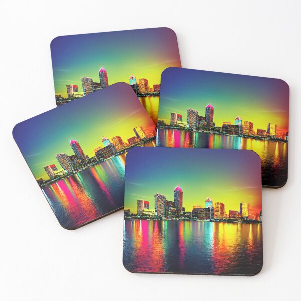Item preview, Tampa Bay Florida Neon Vaporwave designed and sold by ComicsFactory.
