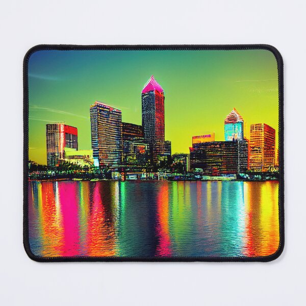 Item preview, Tampa Bay Florida Neon Vaporwave designed and sold by ComicsFactory.