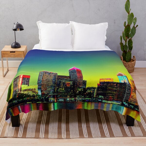 Artikelvorschau, Tampa Bay Florida Neon Vaporwave entworfen und verkauft von ComicsFactory.