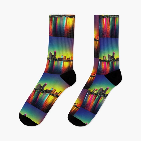 Artikelvorschau, Tampa Bay Florida Neon Vaporwave entworfen und verkauft von ComicsFactory.