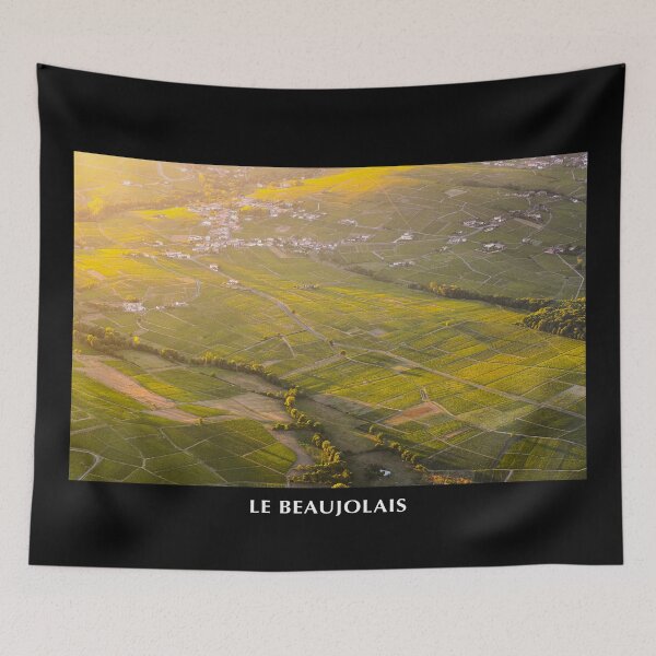 Item preview, Beaujolais landscape at sunset designed and sold by Gaël FONTAINE.
