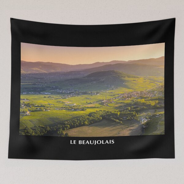 Item preview, Beaujolais landscape at sunset designed and sold by Gaël FONTAINE.