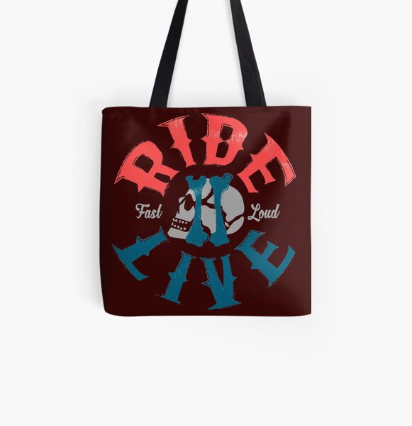 Ride 2 live All Over Print Tote Bag