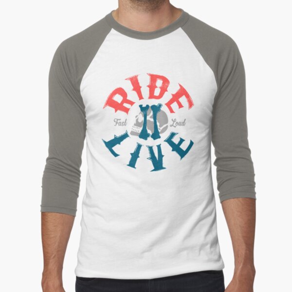 Ride 2 live Baseball ¾ Sleeve T-Shirt
