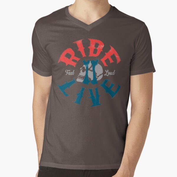 Ride 2 live V-Neck T-Shirt