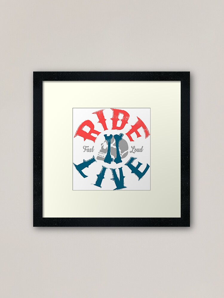 Alternative Ansicht von Ride 2 Live Gerahmter Kunstdruck