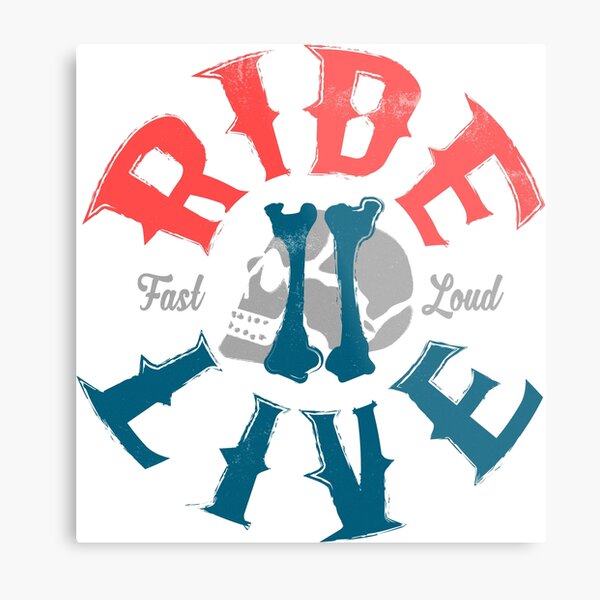 Ride 2 live Metal Print