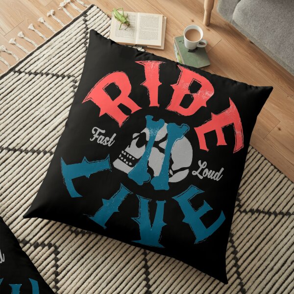 Ride 2 live Floor Pillow