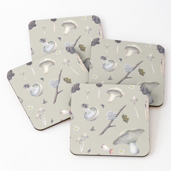 Item preview, Lovely Natural Tenderness. A Mushroom-Inspired Pattern designed and sold by Forest of Wonders.