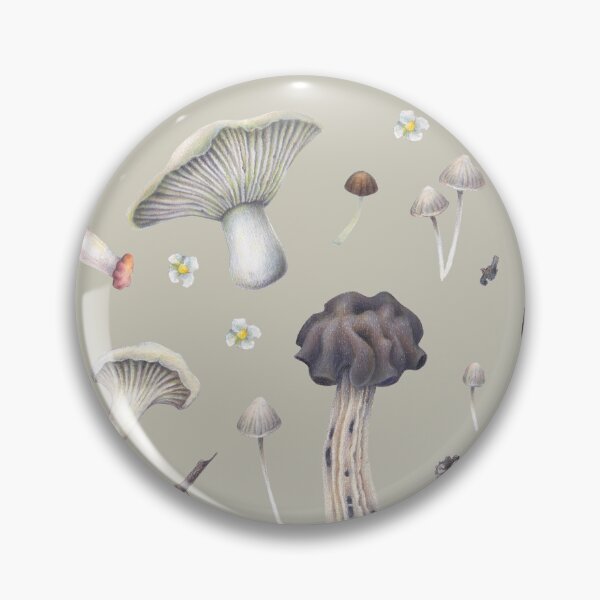 Item preview, Lovely Natural Tenderness. A Mushroom-Inspired Pattern designed and sold by Forest of Wonders.