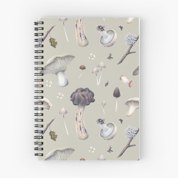 Item preview, Lovely Natural Tenderness. A Mushroom-Inspired Pattern designed and sold by Forest of Wonders.