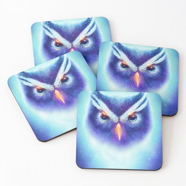Item preview, Owl, ice and snow, glowing fog intricate, elegant, highly detailed, digital painting, concept art, smooth, sharp focus, illustration designed and sold by DrawItOnce.