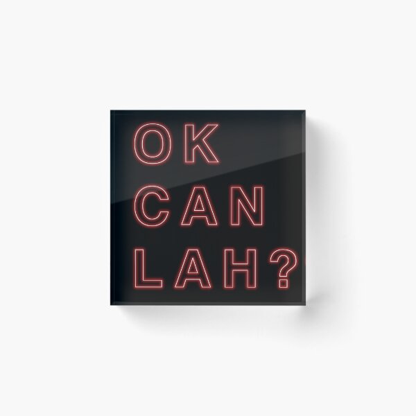 Item preview, Ok Can Lah Neon designed and sold by UniqueDesignHub.