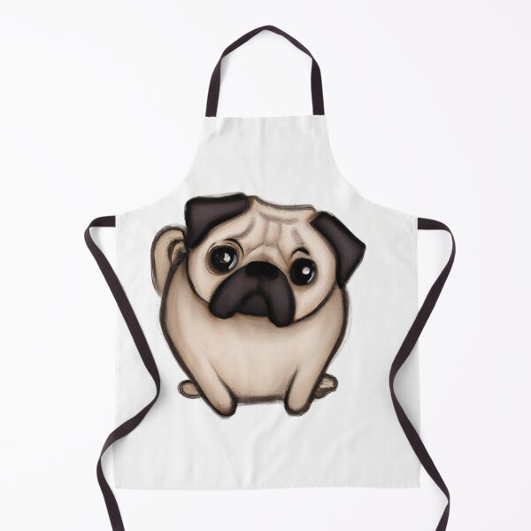 Item preview, Cute Pug Drawing designed and sold by WeHeartAnimals.
