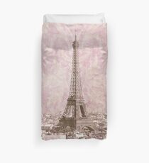 romantic Paris Duvet Cover