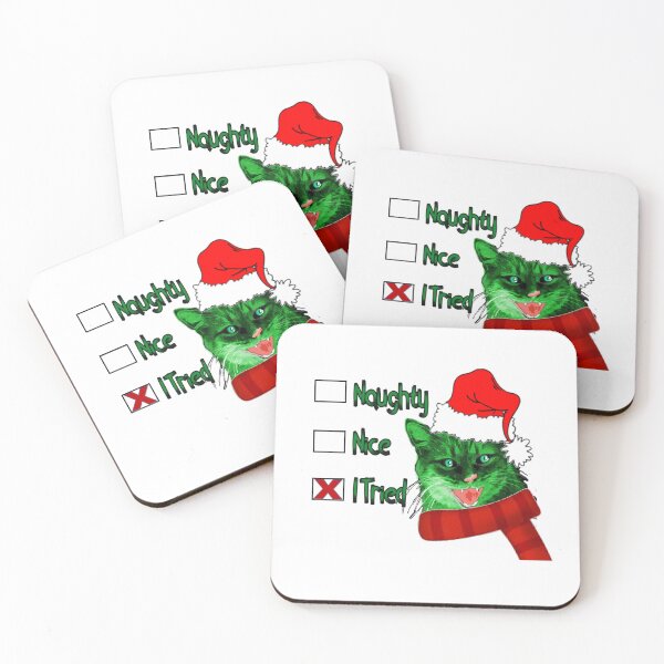 Item preview, Grinch Christmas Kitty designed and sold by dpenn.